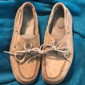 Sperry Top-Siders tan size 8